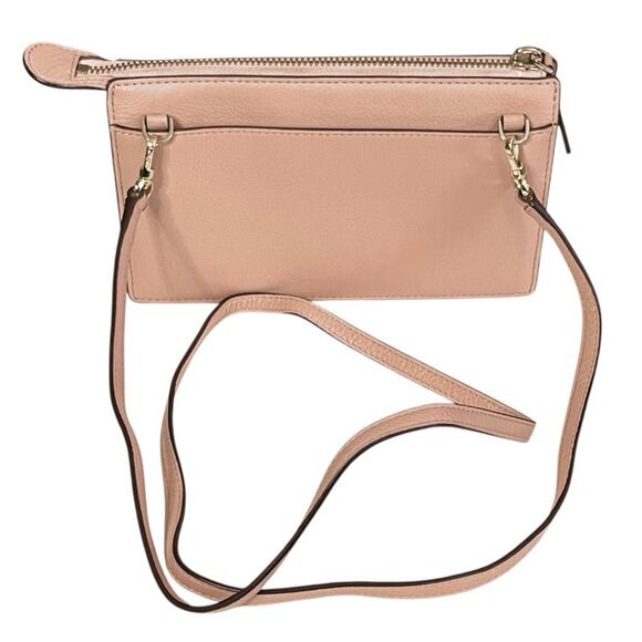 Kate Spade Jackson Small Tab Crossbody Clutch Purse Wallet Warm Vellum Pink - Picture 13 of 13